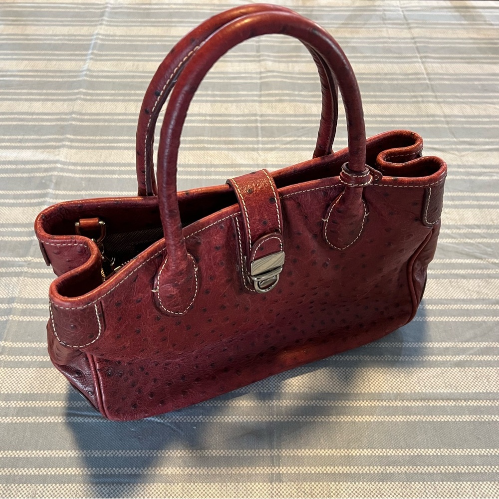 Dooney & Bourke Red Satchel with Timeless Elegance